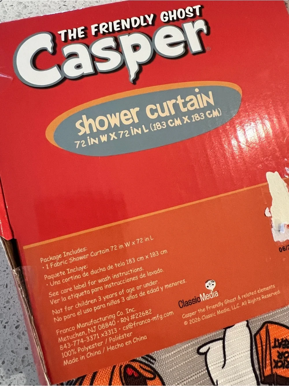 casper official shower